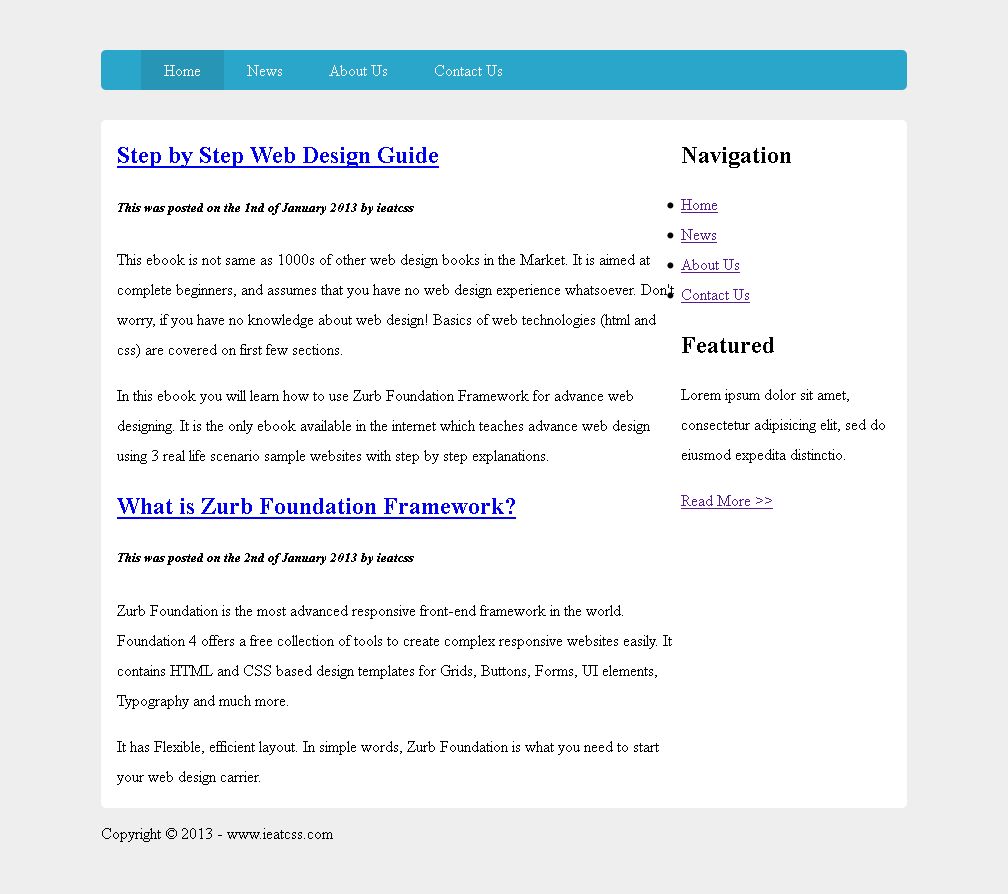 CSS Example Website Step4